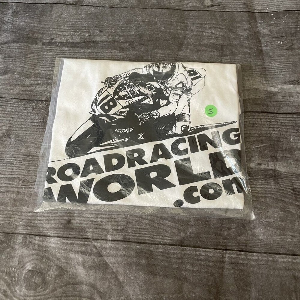 Road Racing World Men’s Tshirt Shirt Small New